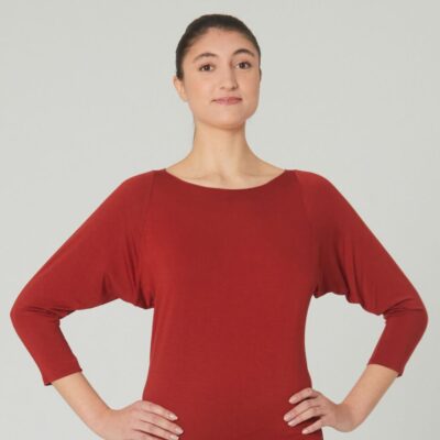Haut manches 3/4 Temps danse bardane-magma