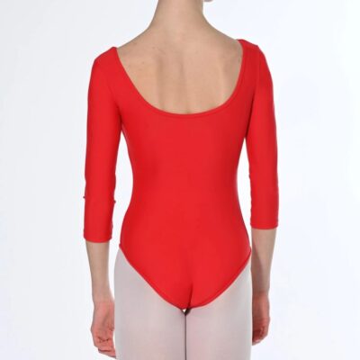 Justaucorps Artiligne Aubane adultes rouge