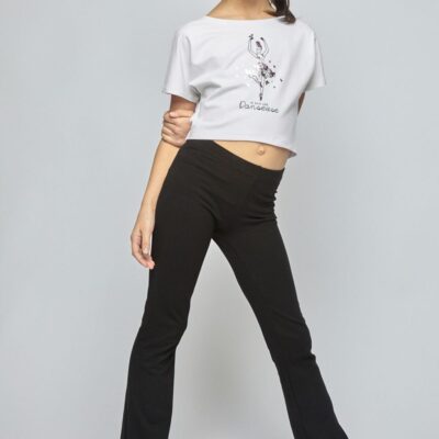 Tee-shirt agile jr papillon blanc