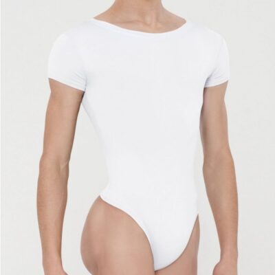 Justaucorps Wear moi garçon lupin blanc