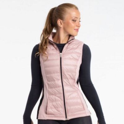 Doudoune sans manche Intermezzo apolo-rose