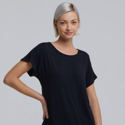 Tee-shirt Temps danse badine-noir