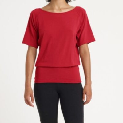 Tee-shirt pilates Genesis rubis