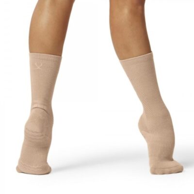 Chaussettes Bloch antidérapante chair