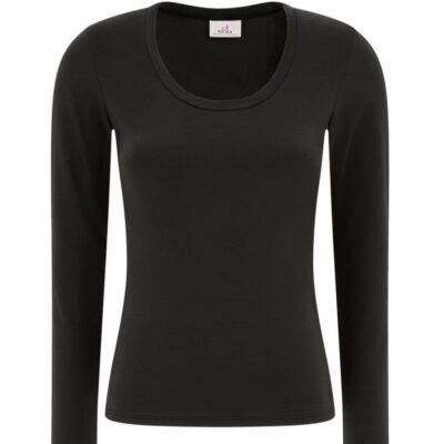Tee-shirt Deha manches longues noir anthracite