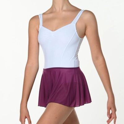 Jupette Artiligne Lisette aubergine adulte