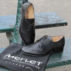 Chaussures Merlet Zephir-noire homme