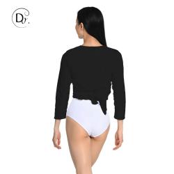 Cache-cœur Dansez-vous fluffy-noir