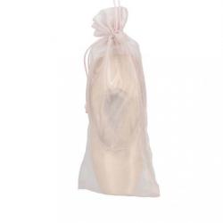 Sac à chaussons Merlet organza rose