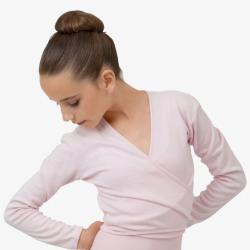 Cache-cœur Repetto rose tendresse coton