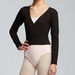 Cache-cœur Temps danse enfant à enfiler noir