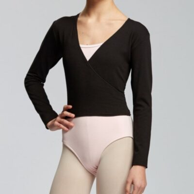 Cache-cœur Temps danse enfant à enfiler noir