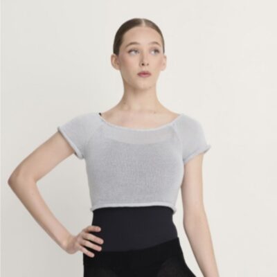 Haut Intermezzo Harini maille bamboo gris