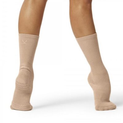 Chaussettes Bloch antidérapante chair