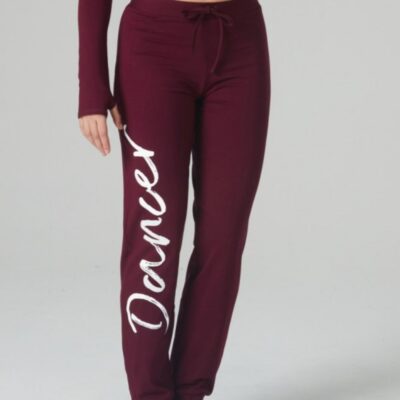 Pantalon Temps danse Affetto i am adultes bordeaux