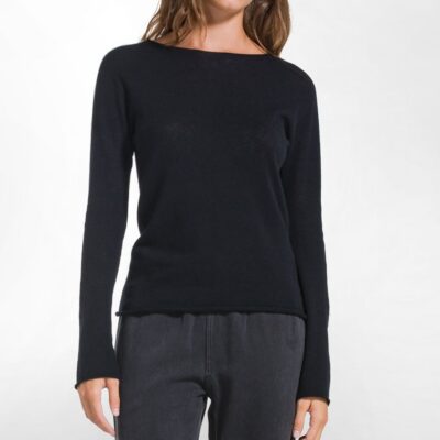 Pull maille Deha noir