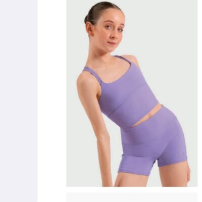 Short Bloch lilas