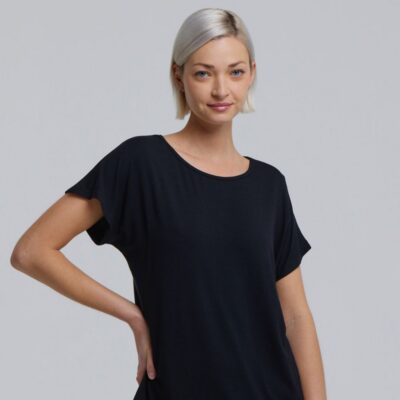 Tee-shirt Temps danse badine-noir