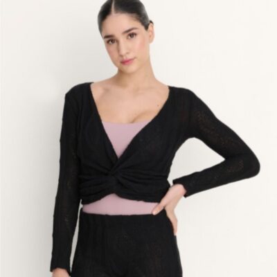 Cache coeur Intermezzo Ivory adultes noir